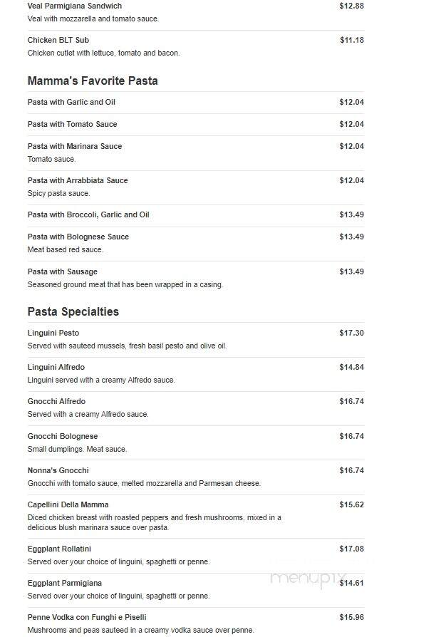 Saporito Pizza - Warwick, NY menu_pic