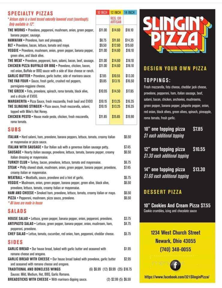 Slingin' Pizza - Newark, OH