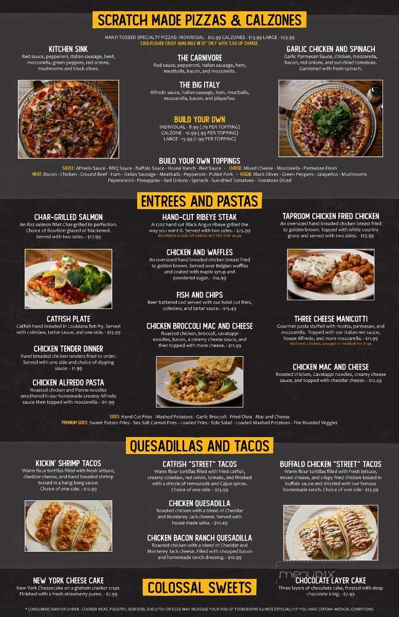 Brick and Forge Taproom - Killeen, TX menu_pic