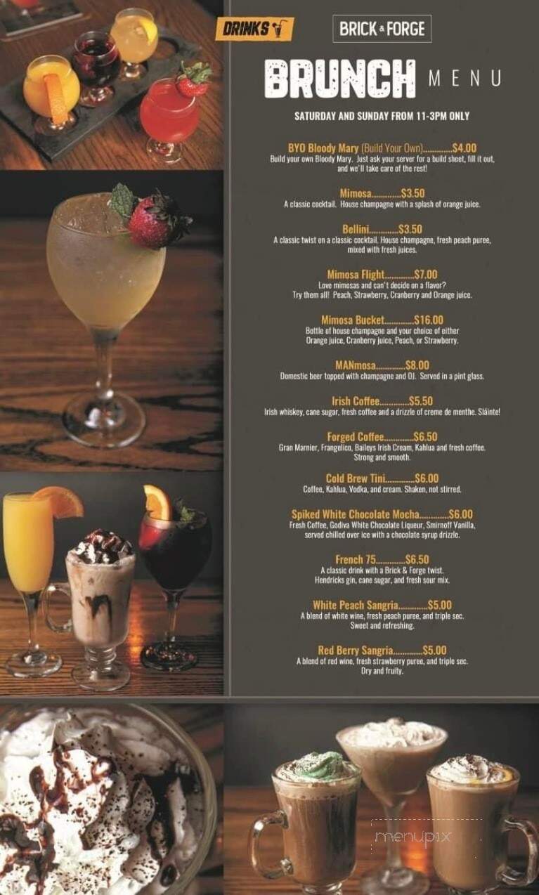 Brick and Forge Taproom - Killeen, TX menu_pic
