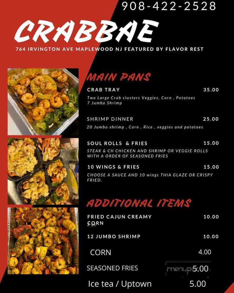 Crabbae - Maplewood, NJ menu_pic