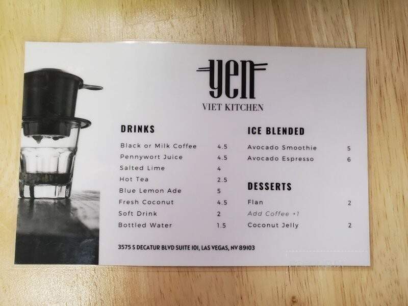 Yen Viet Kitchen - Las Vegas, NV