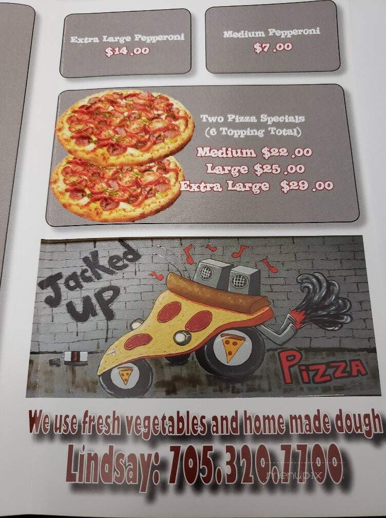 Jacked Up Pizza - Lindsay, ON menu_pic