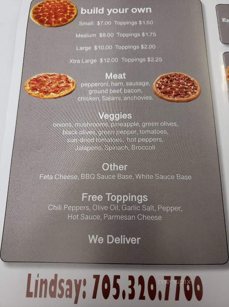 Jacked Up Pizza - Lindsay, ON menu_pic