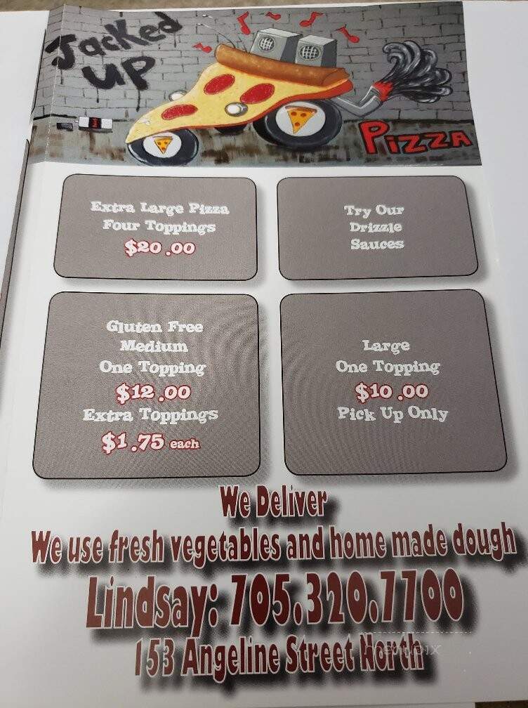 Jacked Up Pizza - Lindsay, ON menu_pic