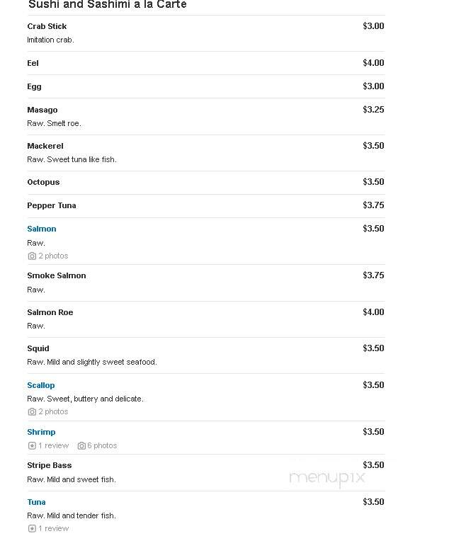 Yuan II Asian Cuisine - Dobbs Ferry, NY menu_pic