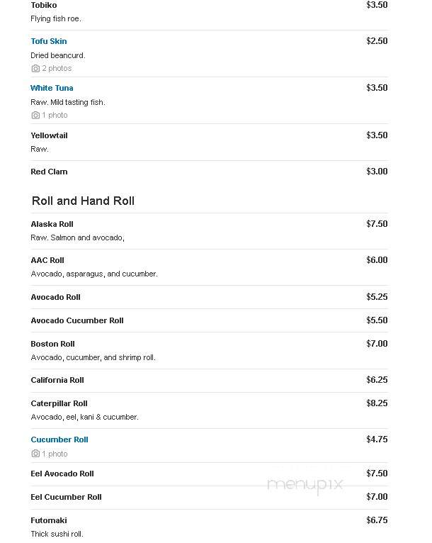Yuan II Asian Cuisine - Dobbs Ferry, NY menu_pic