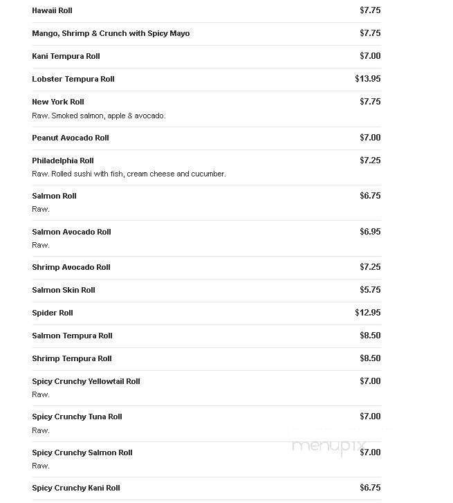 Yuan II Asian Cuisine - Dobbs Ferry, NY menu_pic