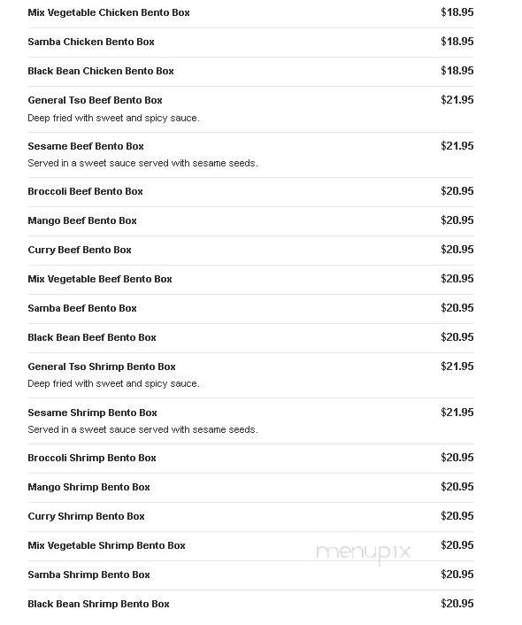 Yuan II Asian Cuisine - Dobbs Ferry, NY menu_pic