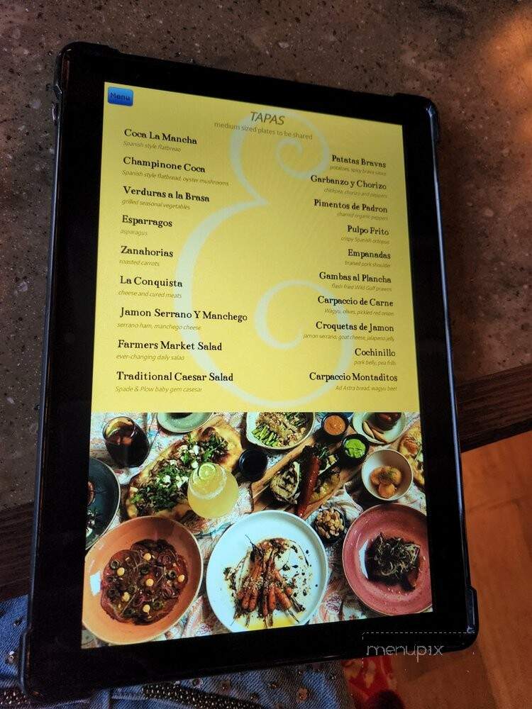 Esteban Restaurant at the Casa Munras Hotel - Monterey, CA menu_pic