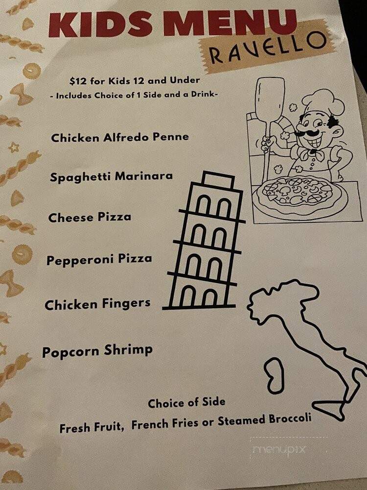 Ravello - Nashville, TN menu_pic