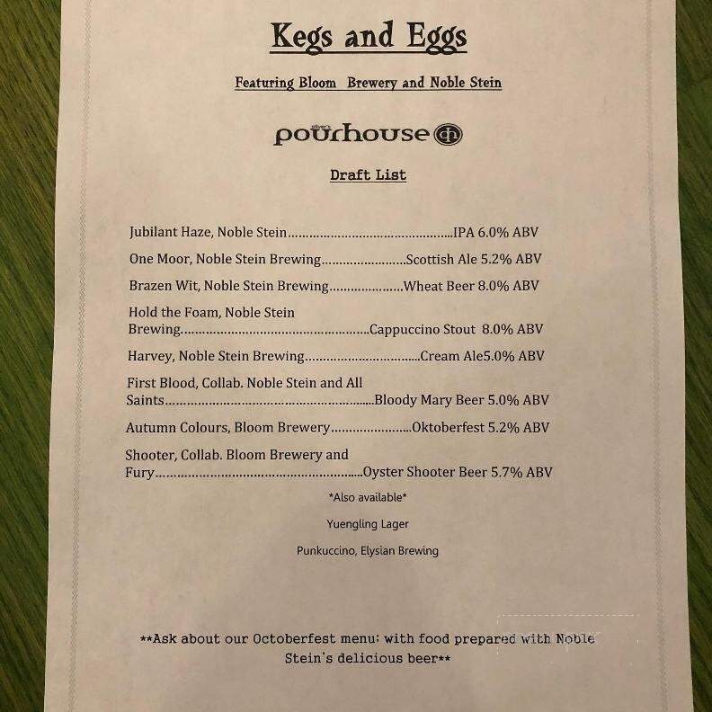 Oliver's Pourhouse - Greensburg, PA menu_pic