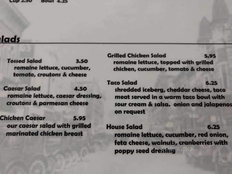 Aunt Stephie's - Ionia, MI menu_pic
