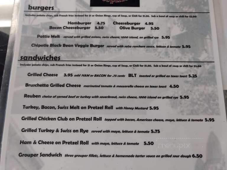 Aunt Stephie's - Ionia, MI menu_pic