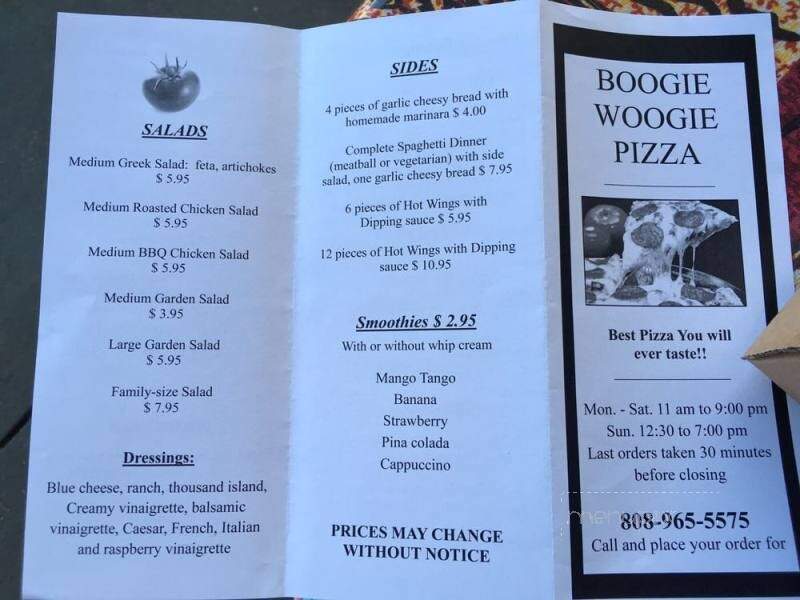 Boogie Woogie Pizza Inc - Pahoa, HI