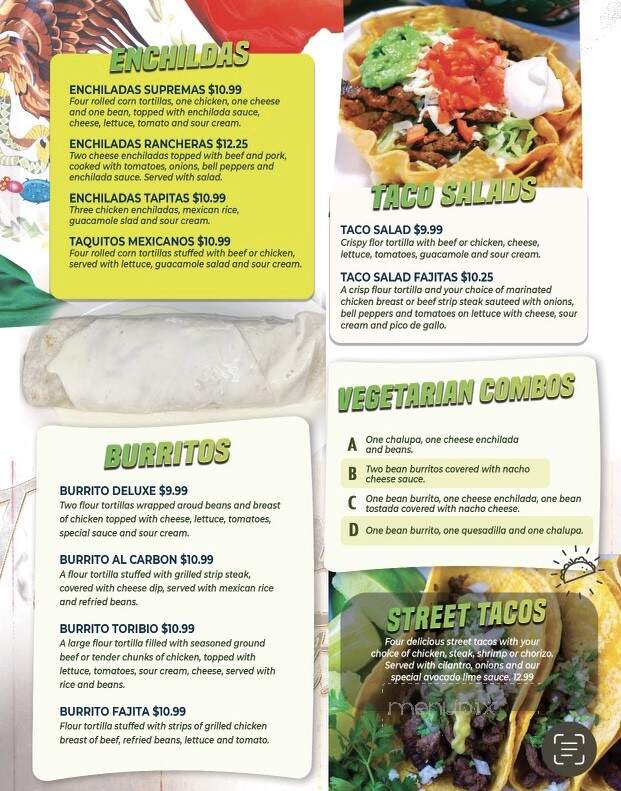 El Toribio - Owensboro, KY menu_pic