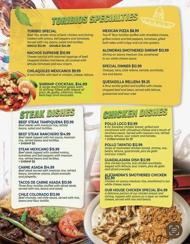 El Toribio - Owensboro, KY menu_pic
