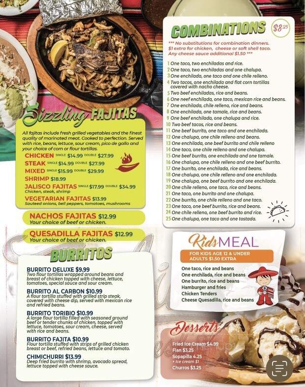 El Toribio - Owensboro, KY menu_pic