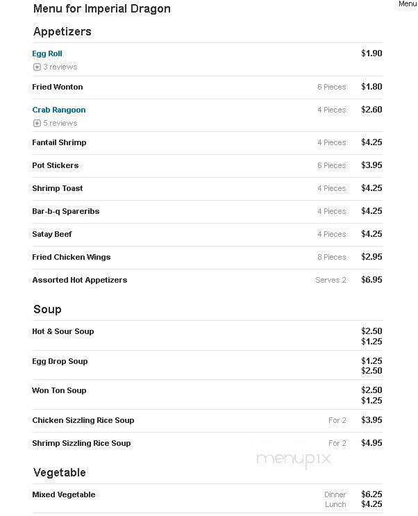 Imperial Dragon - Plainville, MA menu_pic