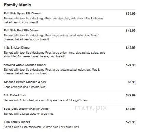 Bill's BBQ - Omaha, NE menu_pic