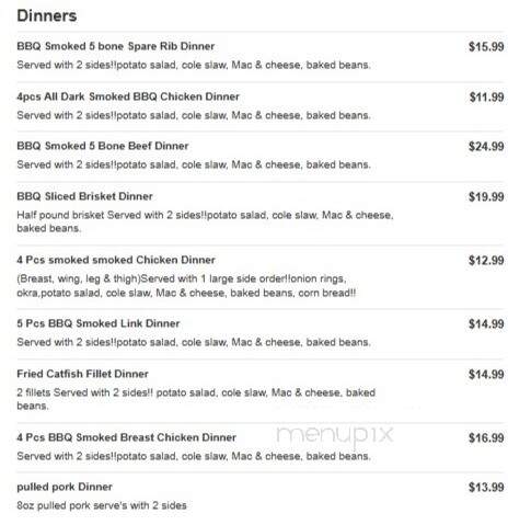 Bill's BBQ - Omaha, NE menu_pic