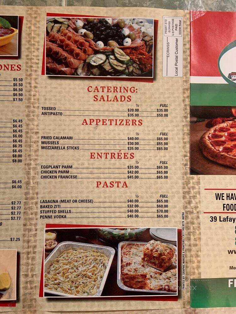 Pasquale Pizzeria & Restaurant - Suffern, NY menu_pic