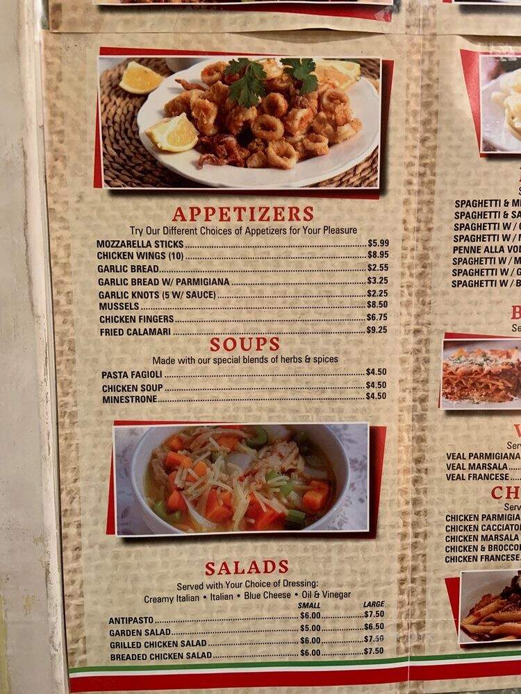 Pasquale Pizzeria & Restaurant - Suffern, NY menu_pic