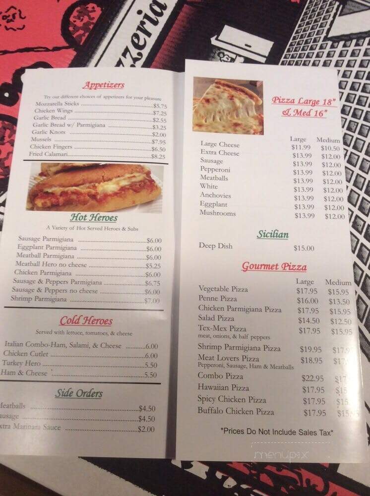 Pasquale Pizzeria & Restaurant - Suffern, NY menu_pic