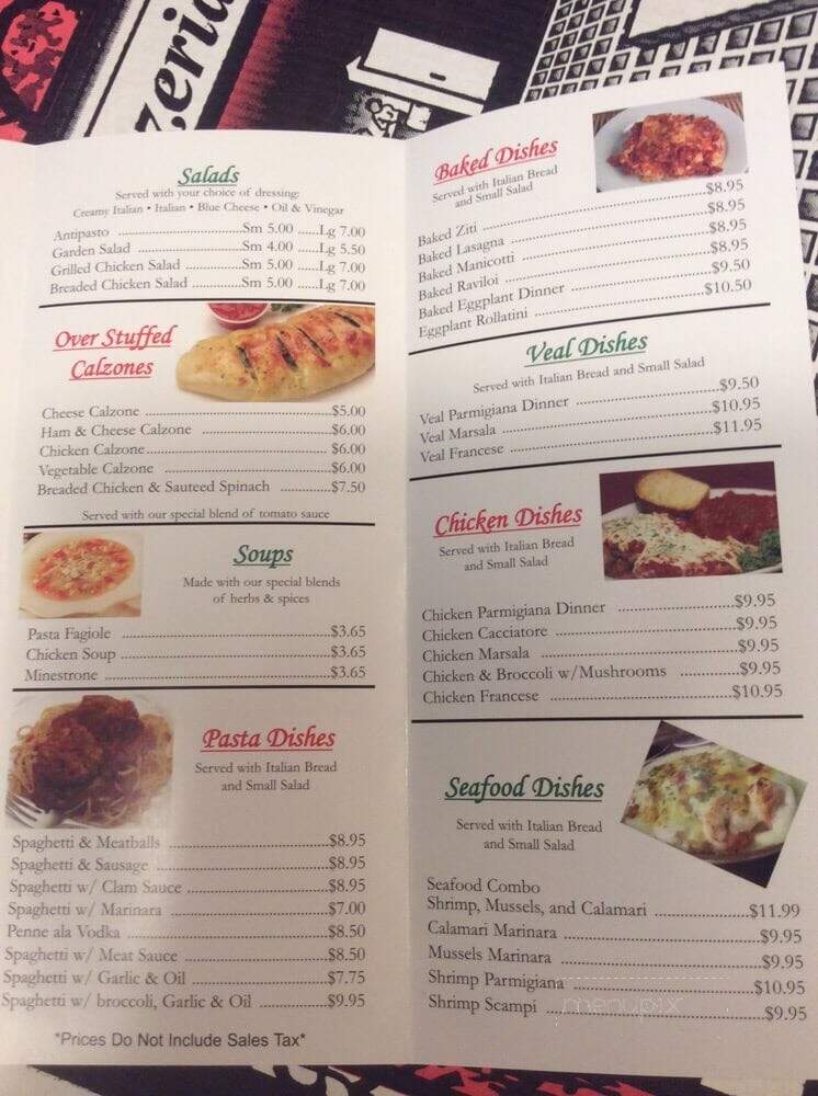 Pasquale Pizzeria & Restaurant - Suffern, NY menu_pic