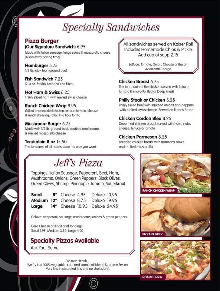 Jeff's On The Square - Berlin, WI menu_pic