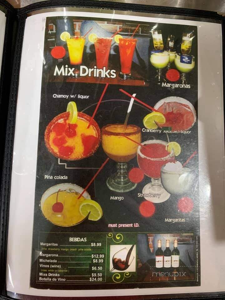 El Asadero Restaurant - Vista, CA menu_pic