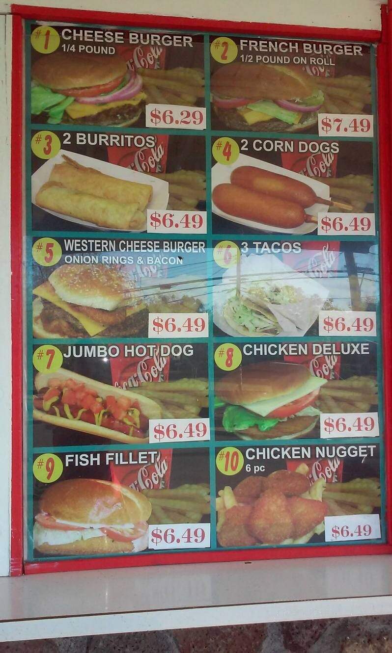 Bowinkle's Drive Thru - Rio Linda, CA menu_pic