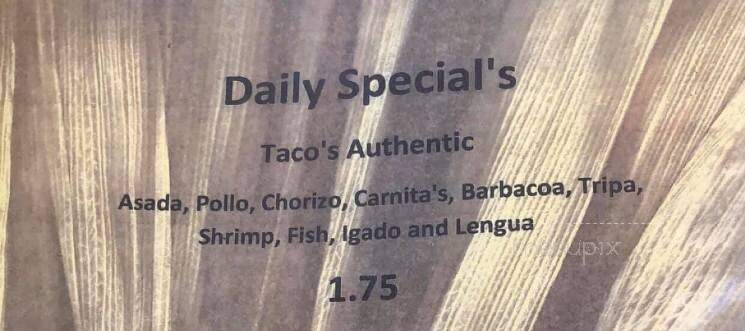 5 Agaves Mexican Restaurant Bar & Grill - Old Hickory, TN menu_pic