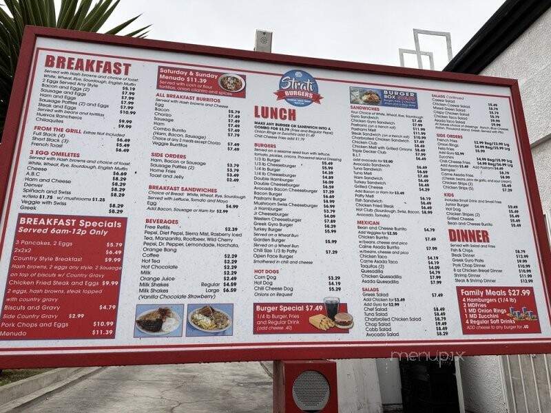 Strati Burgers - Covina, CA menu_pic