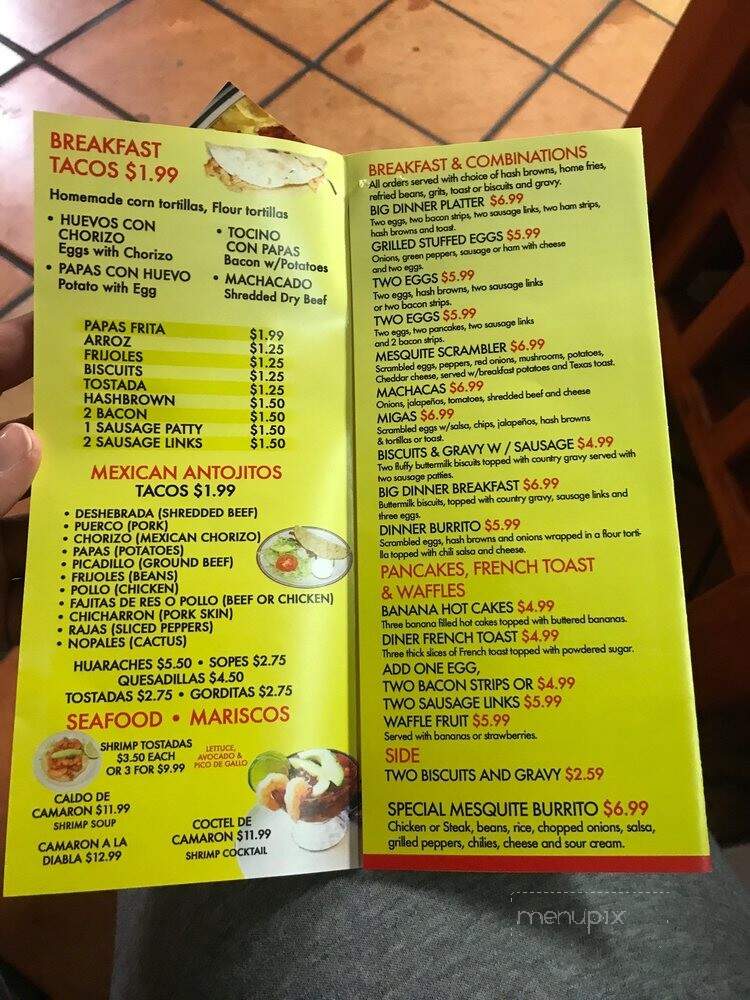 Country Diner Cafe - Mesquite, TX menu_pic