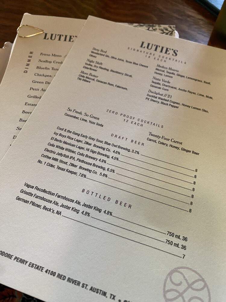Lutie's Garden Restaurant - Austin, TX