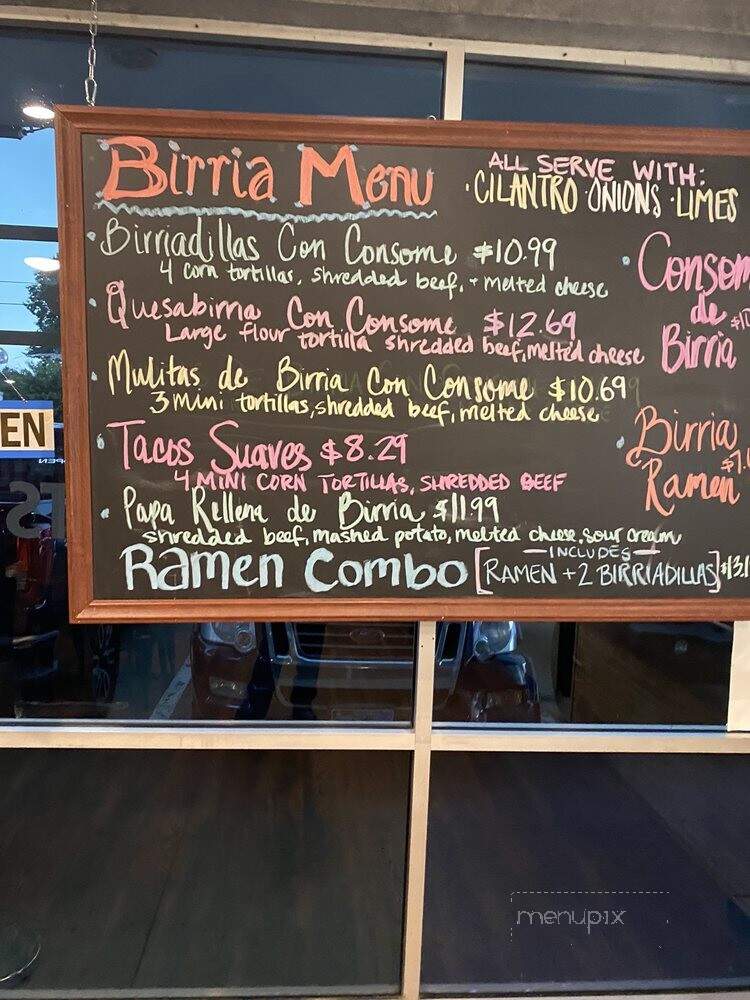 TJ Birria Y Mas - Houston, TX menu_pic