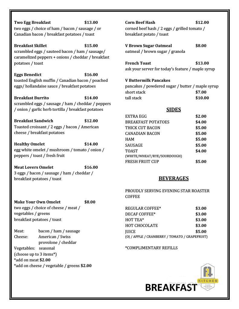 F2T Kitchen & Bar - Geneva, NY menu_pic