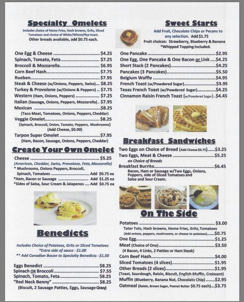 The Holiday House Restaurant - Holiday, FL menu_pic