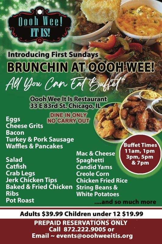 Oooh Wee It Is - Chicago, IL menu_pic