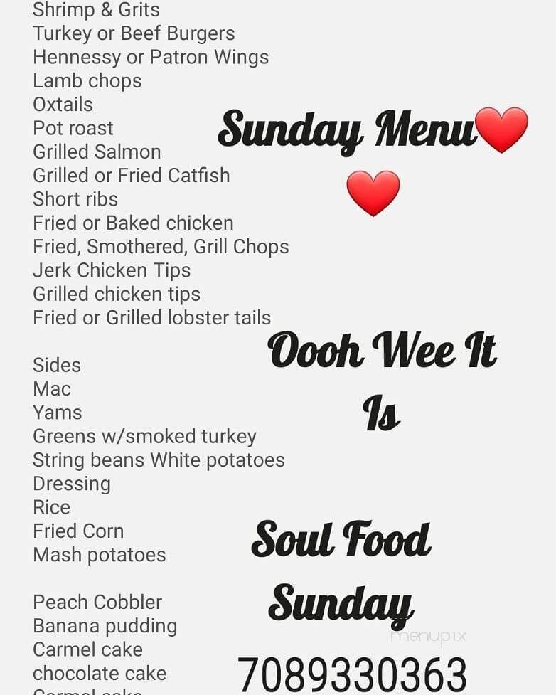 Oooh Wee It Is - Chicago, IL menu_pic