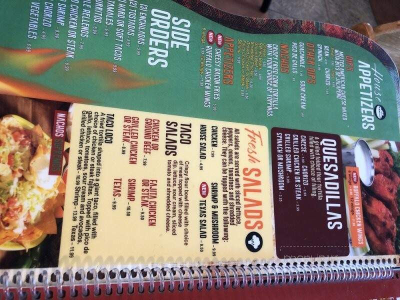 Tlaquepaque Mexican Grill - Dobson, NC menu_pic