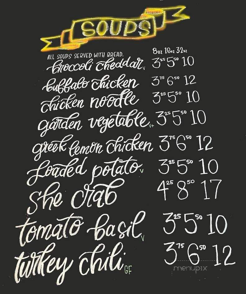 Ladles Soups - James Island - Charleston, SC menu_pic