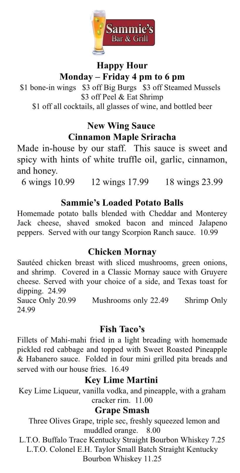 Sammie's Bar and Grill - Tallmadge, OH