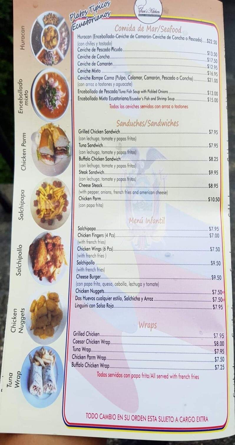 Sari's Kitchen Restaurant - Hackensack, NJ menu_pic
