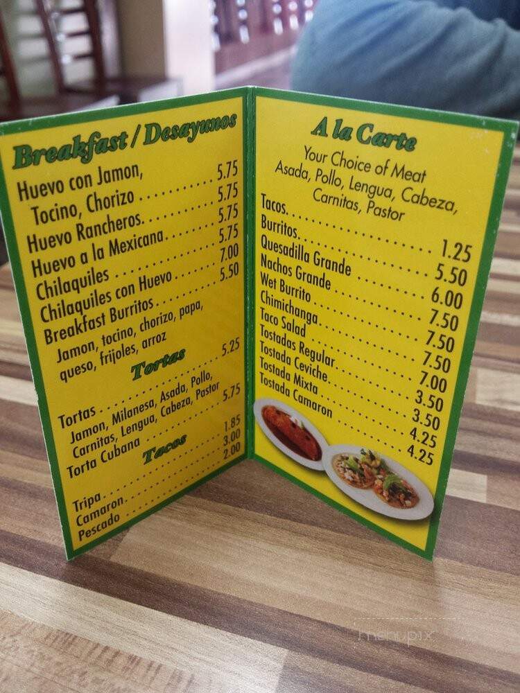 Los Comales Mexican Food - Ventura, CA menu_pic