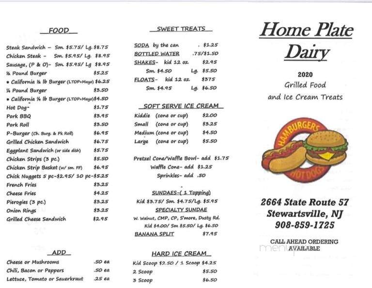 Home Plate Dairy - Stewartsville, NJ