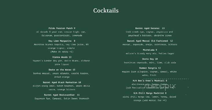 Chumley's - State College, PA menu_pic