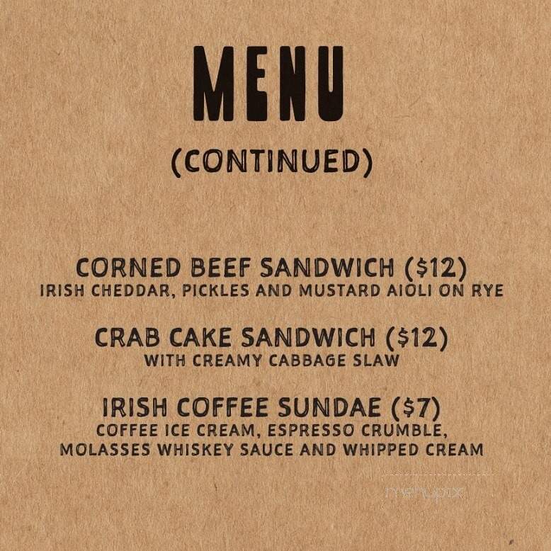 Chumley's - State College, PA menu_pic