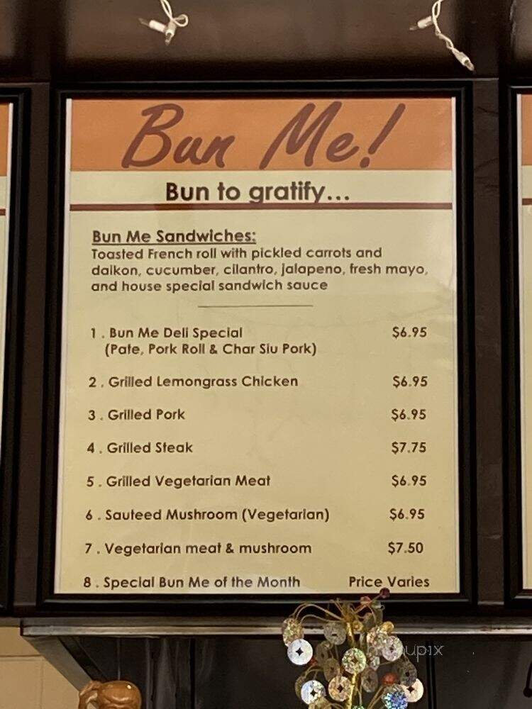 Bun Me! - Northridge, CA menu_pic